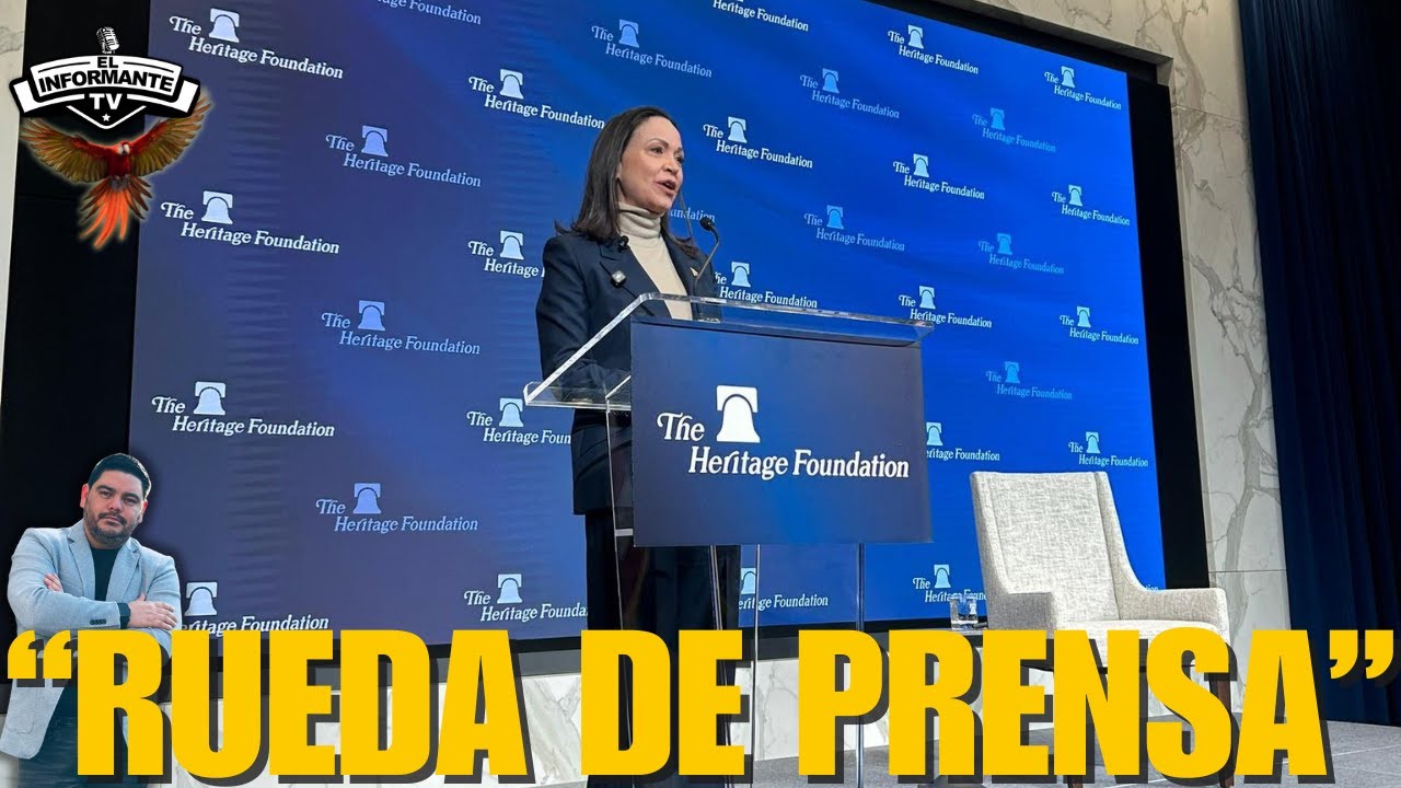 🛑ULTIMAHORA:"Rueda De Prensa De Maria Corina Machado. Video De Su Rescate."