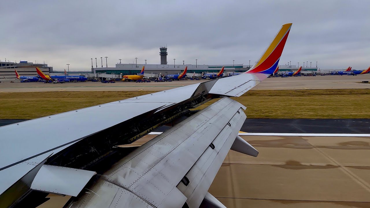 [4K] – Full Flight – Southwest Airlines – Boeing 737-7Q8 – TUL-DAL – N7874B – WN2957 – IFS 930