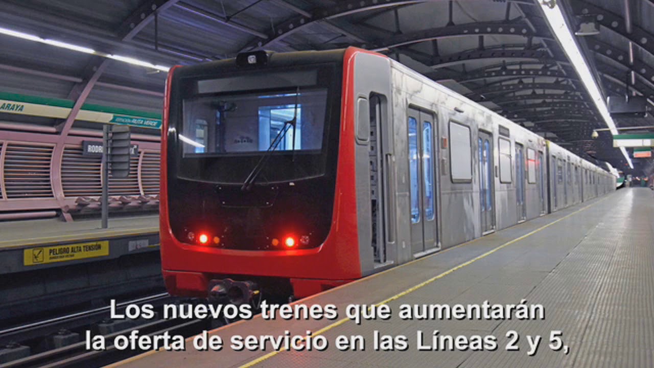 Metro de Santiago. Como se construyen los nuevos trenes Alstom NS-16.