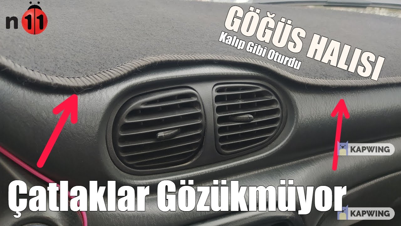 Göğüs Halısı Aldım! - Çatlaklar Gözükmüyor N11 Alışveriş | 3D Torpido Koruma Kılıfı Hyundai Accent