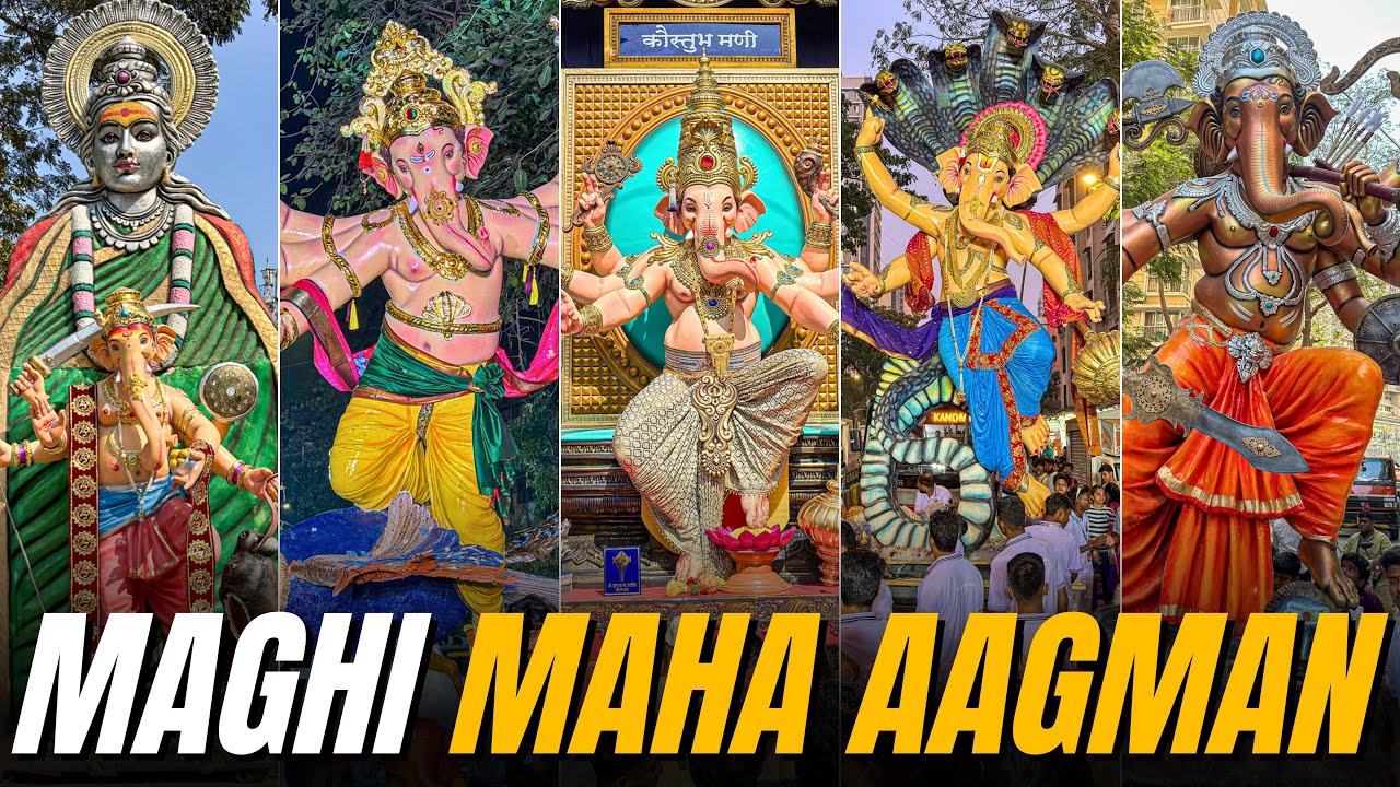 Mumbai's Maghi Ganpati Maha Aagman Sohala 2026 | Maghi Ganesh Jayanti 2026 | Mumbai Cha Ganpati