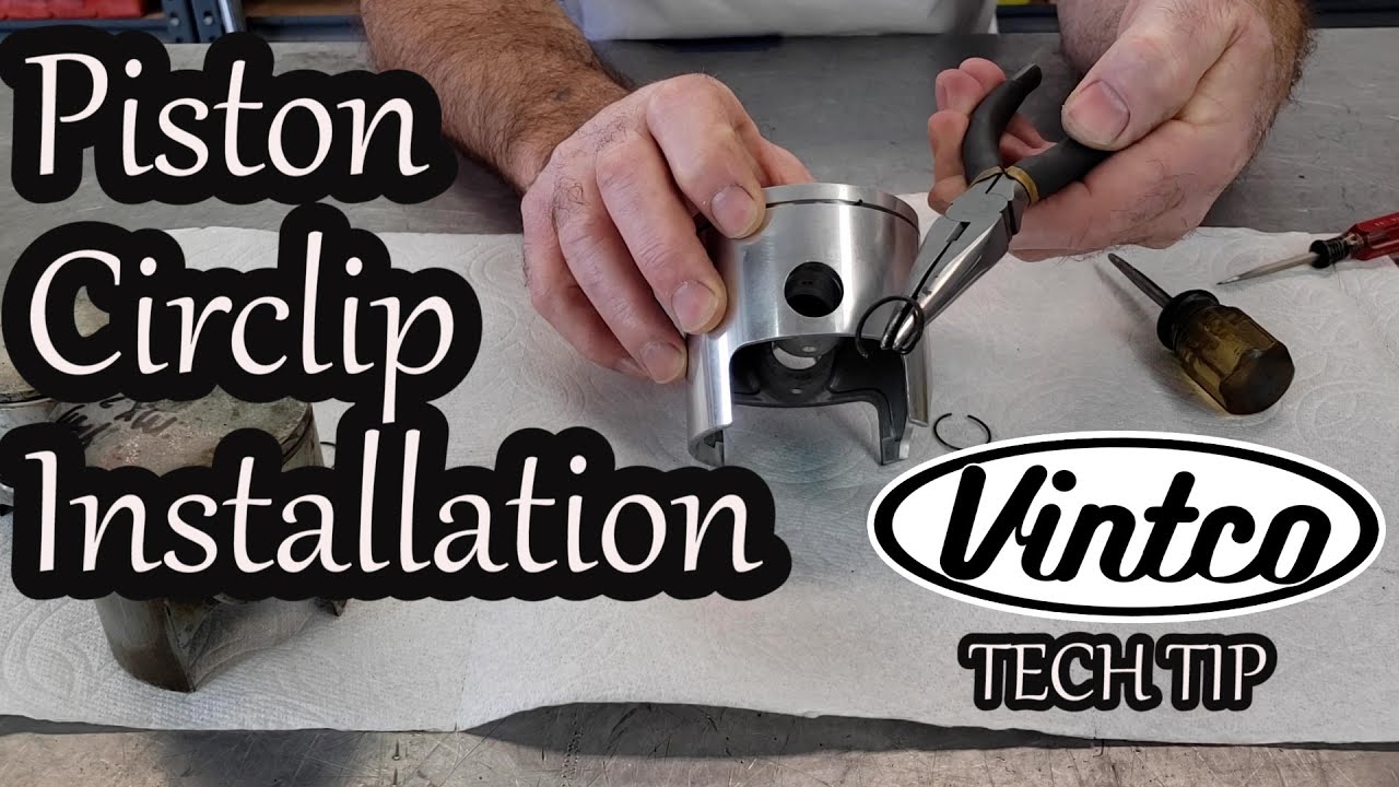 Piston Circlip Installation- VintCo Vintage Dirt Bike Tech Tip