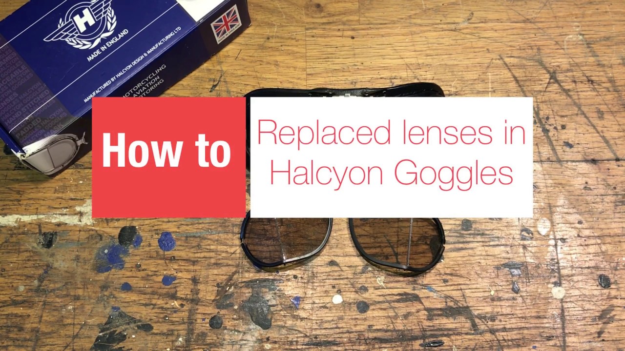 How to replace lenses in Halcyon Goggles