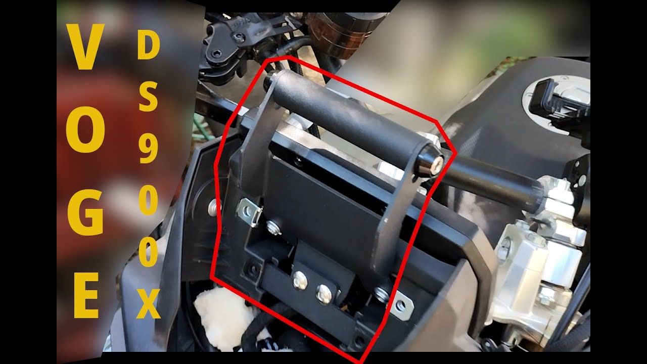 VOGE DS900X phone mount install