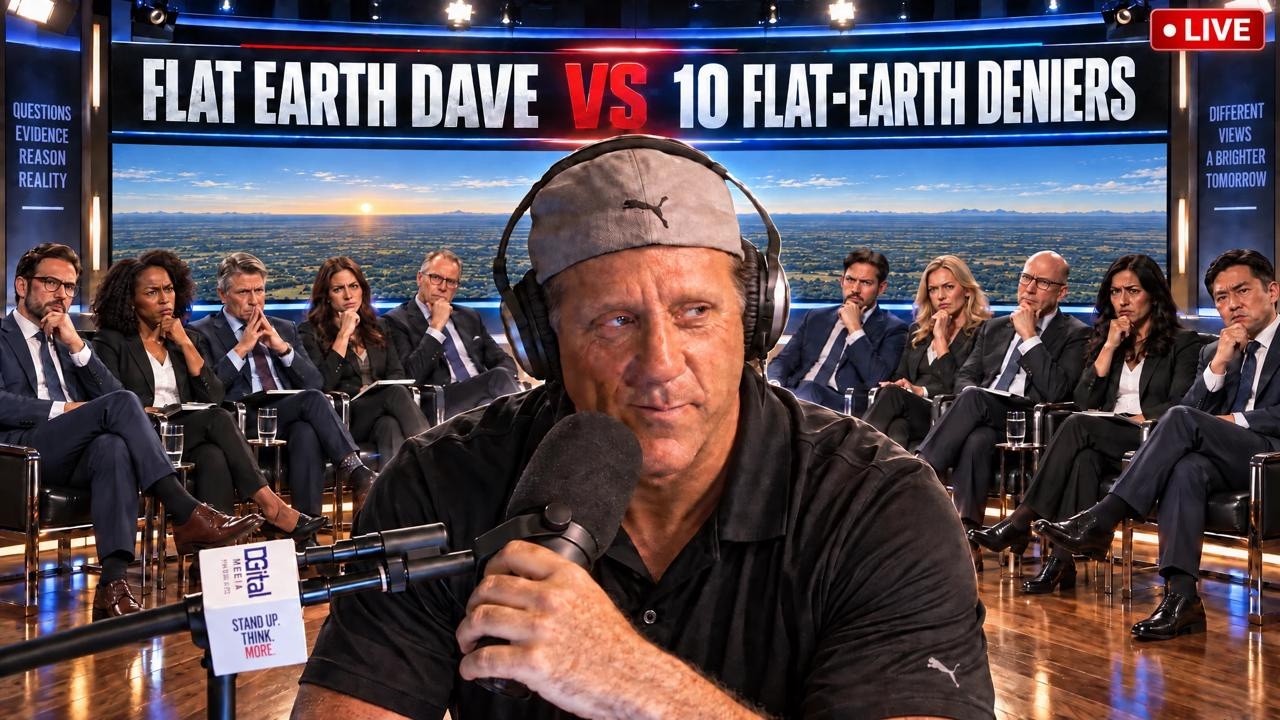Flat Earth Dave vs 10 Globe Believers | Is Earth Really Round? 📱