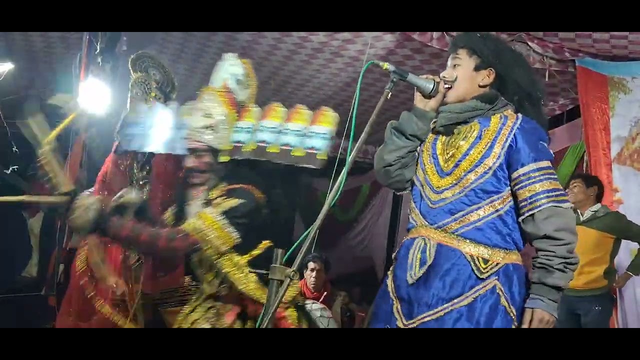 रावण वध संवाद रामलीला मंडल अध्यक्ष महेश मलिक बकरियां  हरदोई की मशहूर रामलीला