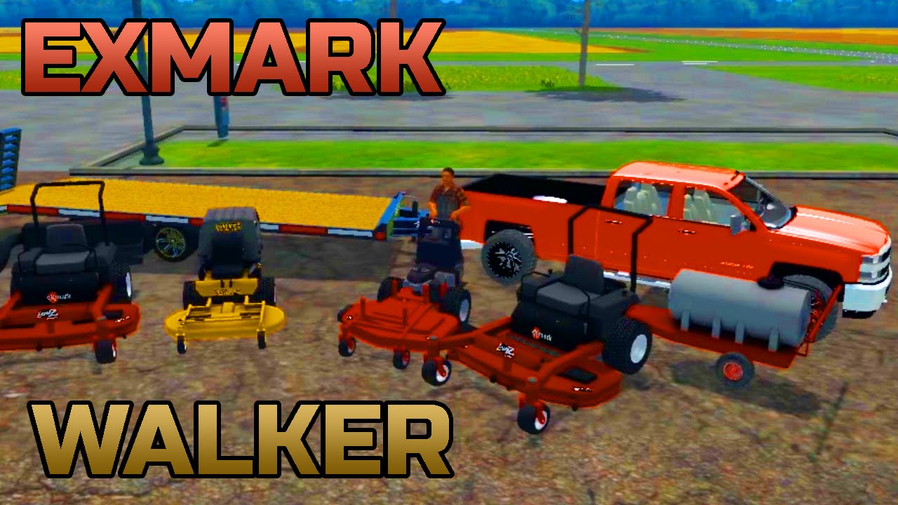 FARMING SIMULATOR 2015 | MOWING NEW LAWNS ON U.S. STATES MAP