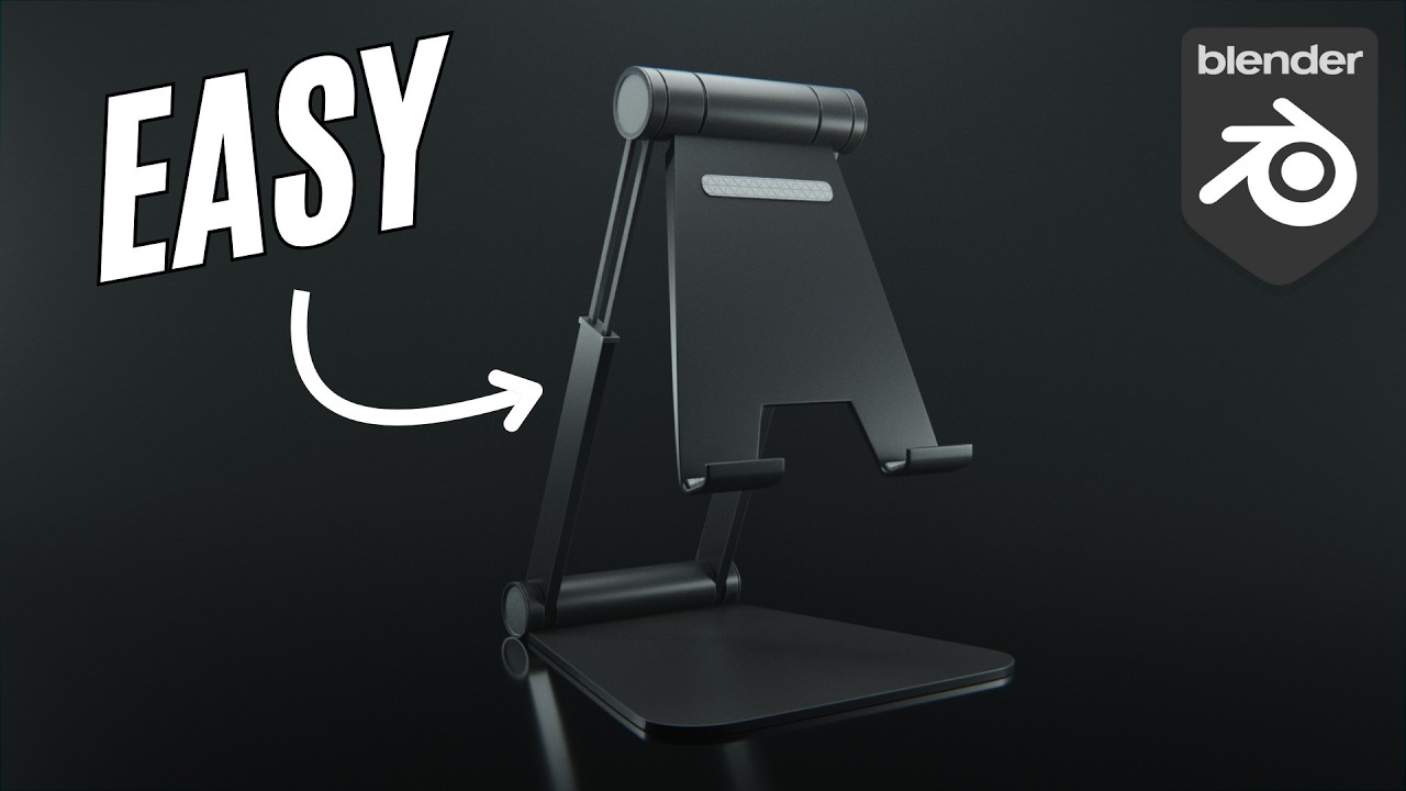 Phone Stand 3D Modeling in Blender