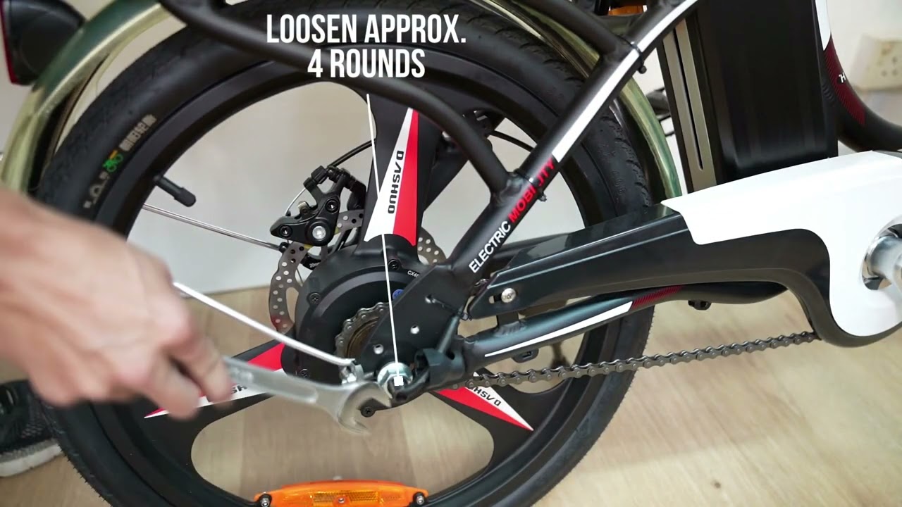 How To Tighten Chain For Eco Drive Ebike V1-V3 & Drive Sports & Drive Ranger