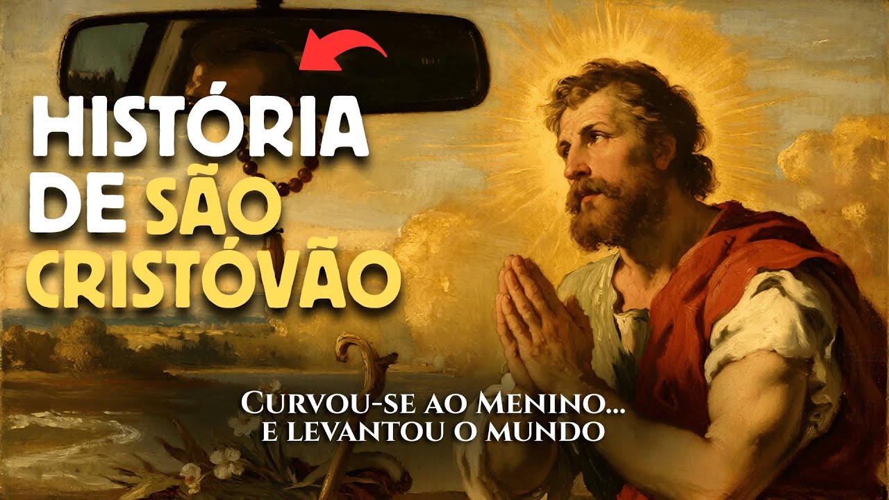 QUEM FOI SÃO CRISTÓVÃO? Um gigante... que tremia ao carregar o Cristo | História de Vida dos Santos