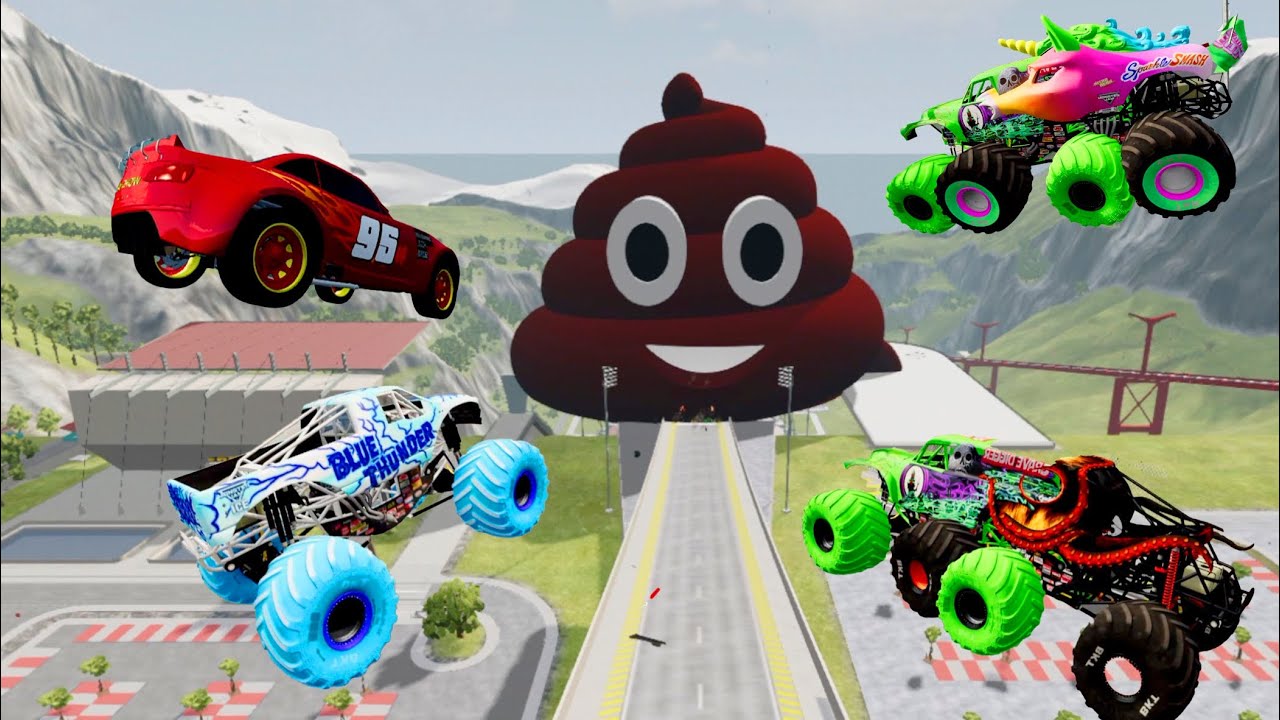 Monster Jam | Monster Trucks | High Speed Monster Jam Crashes, Freestyle, & Racing #61