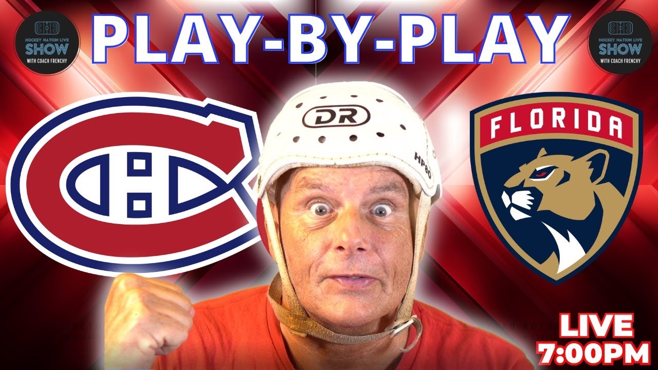 CANADIENS vs PANTHERS LIVE! 🚨 Samuel Montembeault is BACK! | Play-by-Play & Reaction