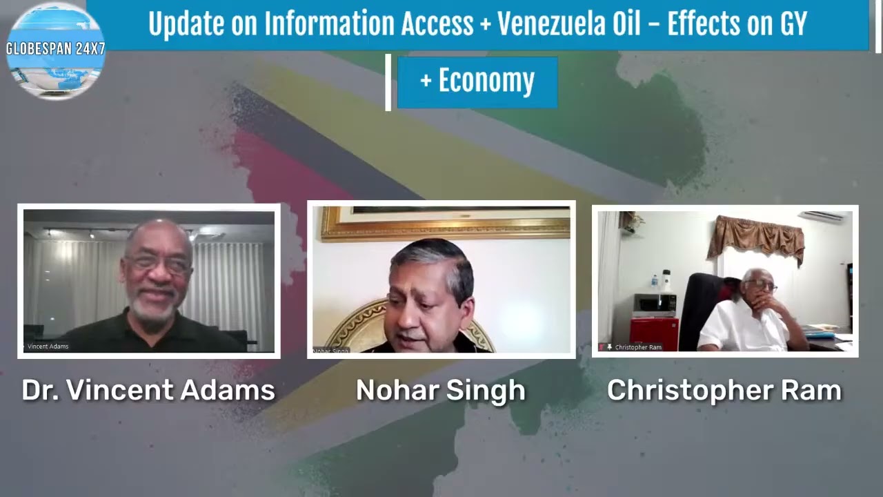 Update on Information Access + Venezuela Oil   Effects on GY + Economy - Previously Recorded Program