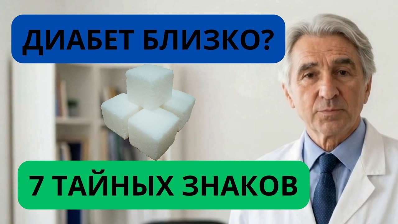 Диабет не приходит внезапно! Семь скрытых признаков, которые вы игнорируете.