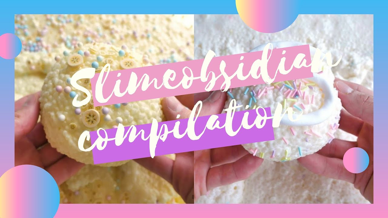 [ASMR] SATISFYING and CRUNCHY Slushee Slime Compilation - Slimeobsidian #2