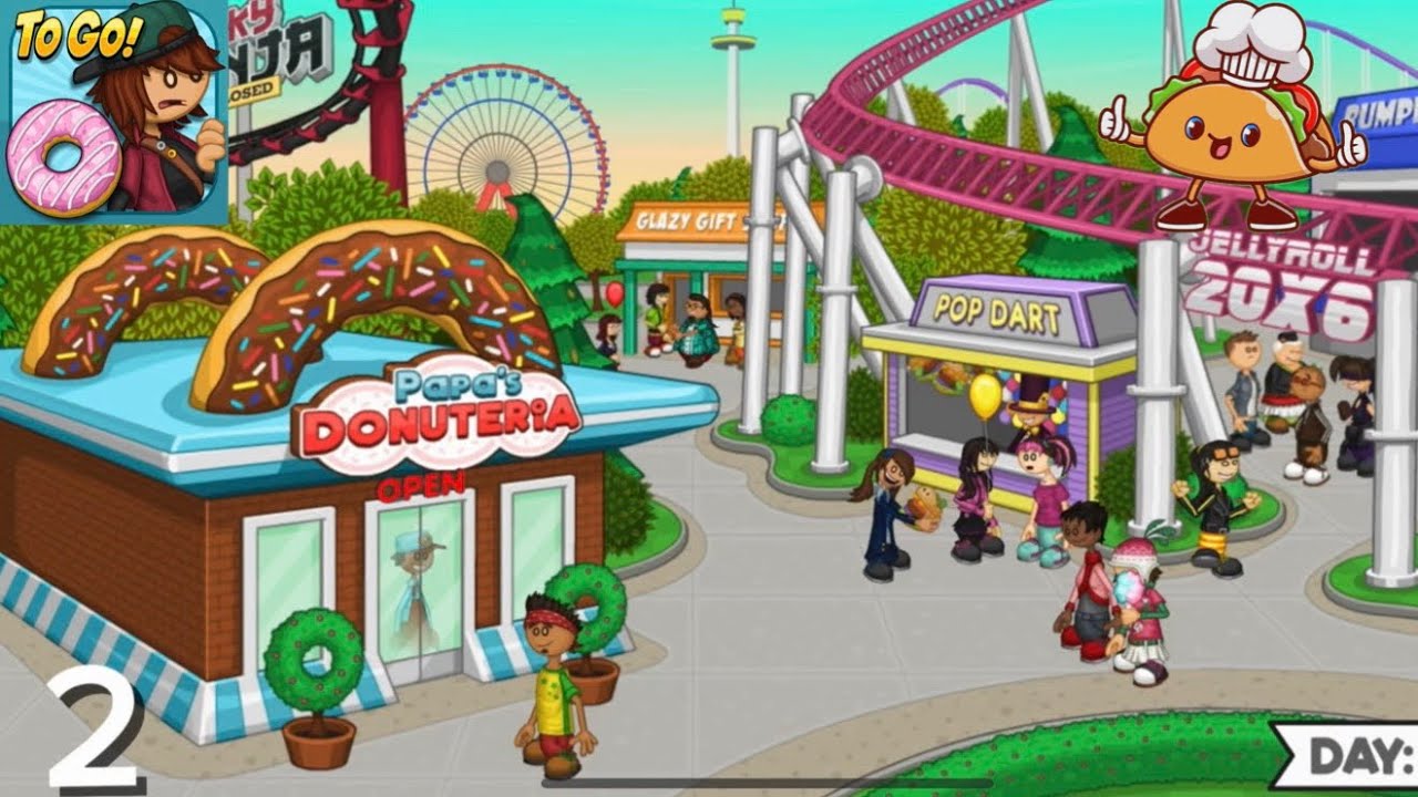 Papa's Donuteria To Go! Gameplay Walkthrough Part 2 (IOS, Android)