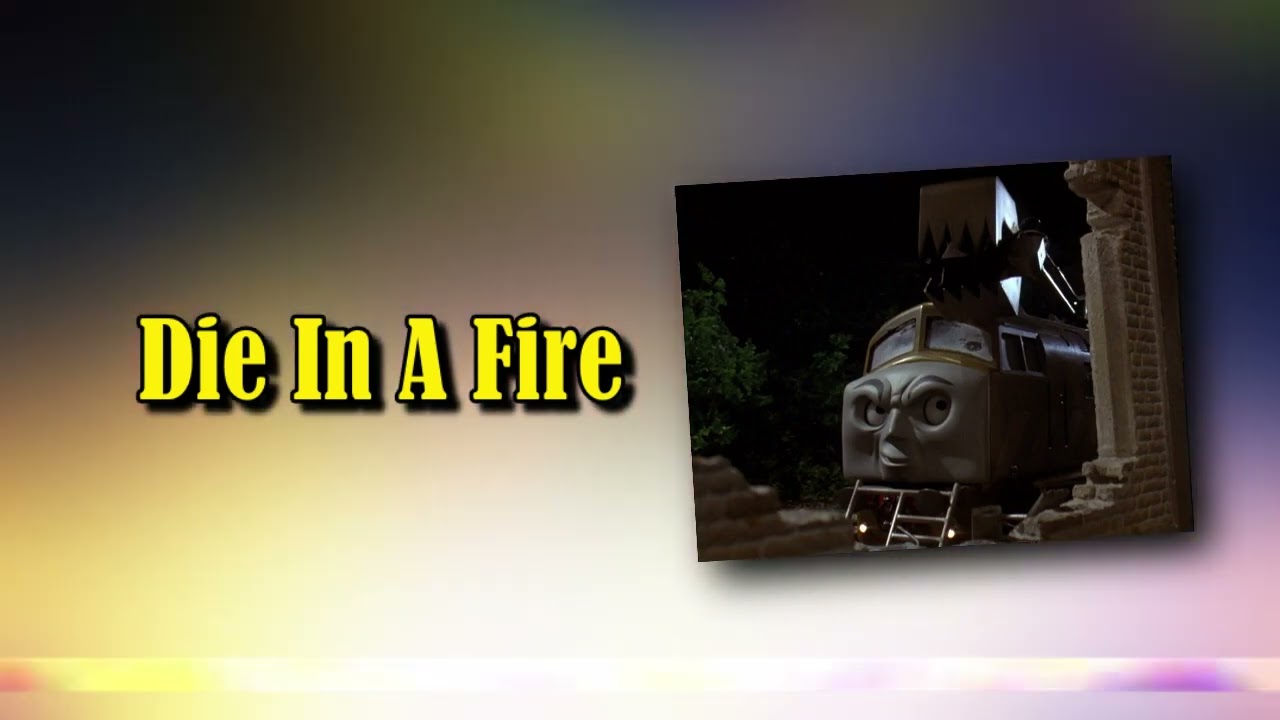 FNAF 3 - Die In A Fire - Living Tombstone - A Thomas & Friends stylized cover (REMADE)