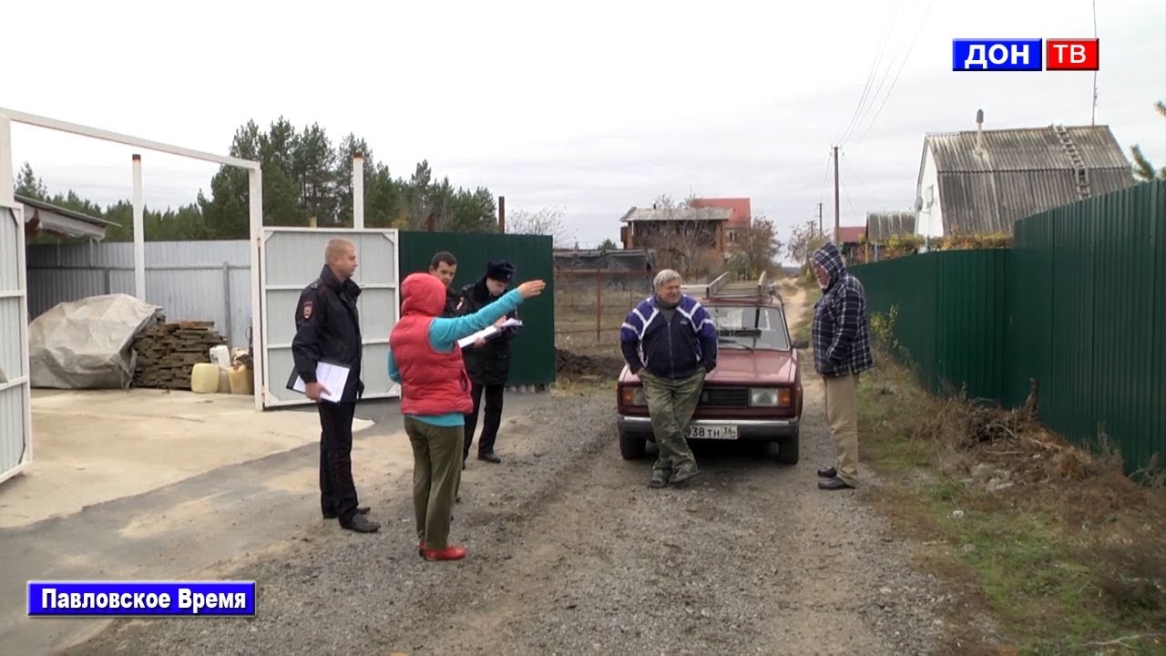 Спор соседей в СНТ Рябинушка. г. Павловск Воронежской обл