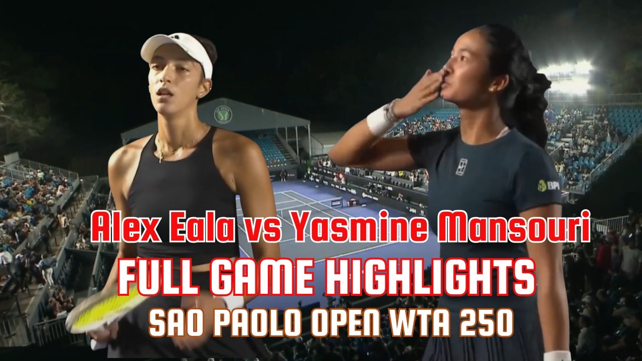 Alex Eala stormed past Yasmine Mansouri SP Open