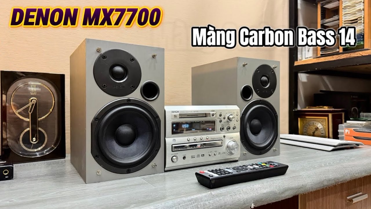 (Giá 3tr2) Giải Mã Trùm Cuối || Bass 14cm Carbon♨️Dàn DENON MX7700 (Vũ 0908804711) 