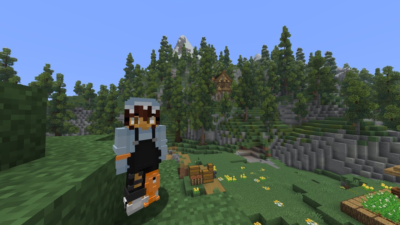 LIVE 🔴 Terraforming A Custom Mountain Range In My Forever World!