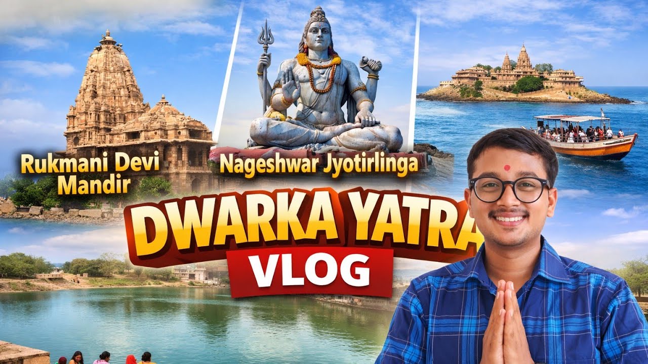 Dwarka Yatra | Gopi Talab | Rukmani Devi Mandir | Nageshwar Jyotirlinga | Bet Dwarka | Complete Vlog