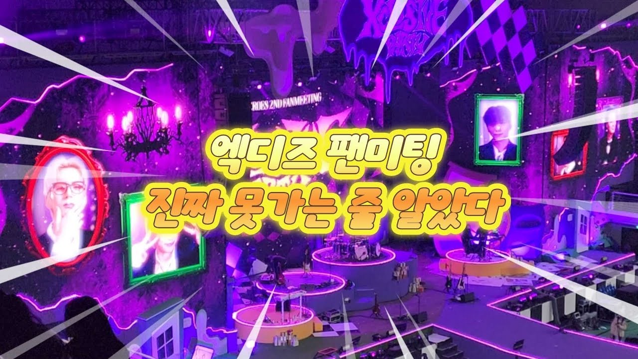 [빌런즈로그] 티켓팅 개처망해서 정병 먹었던 짭런즈의 엑디즈 팬미팅 브이로그