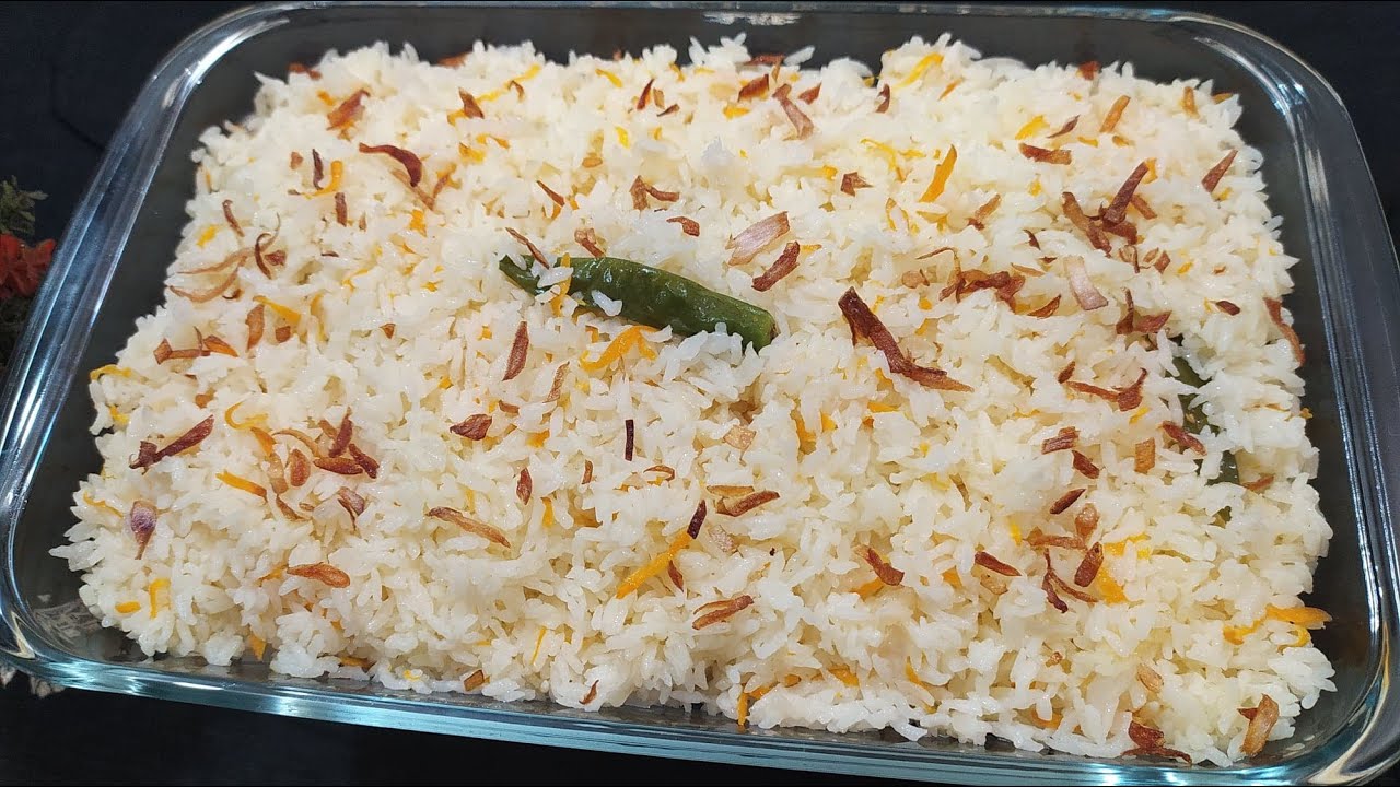 ঝরঝরে দুধ পোলাও তৈরির সহজ রেসিপি । Dudh Polao Recipe | Plain Polao Recipe | Nipa's Kitchen