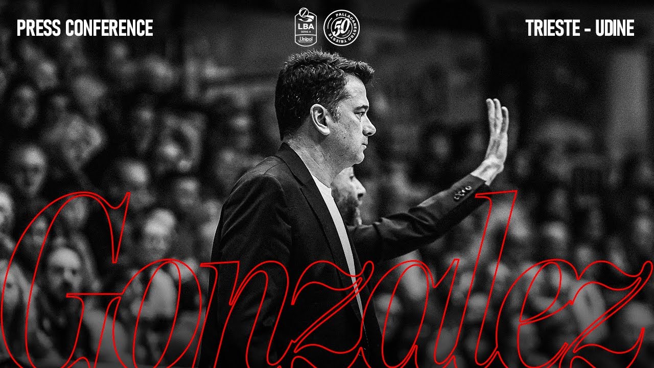 PALLACANESTRO TRIESTE - APU UDINE | COACH GONZÁLEZ PRESS CONFERENCE🔴🎙️