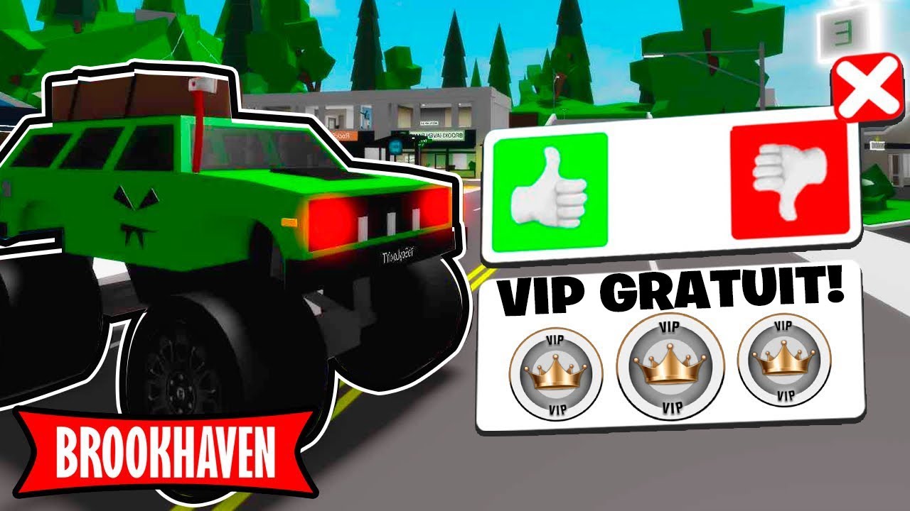 LES ASTUCES POUR OBTENIR LE GAMEPASS VIP GRATUITS DANS BROOKHAVEN ! 👑🏡 - Roblox Tribanuu Premium