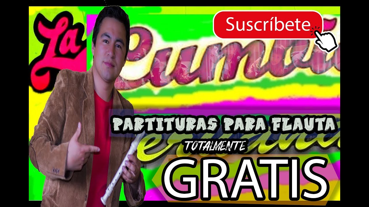 MIX CARIÑITO - Cumbia Peruana ( Flauta Dulce - partitura)
