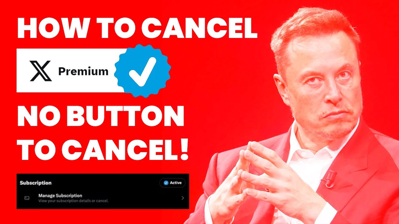 How To Cancel X Premium? No Button To Cancel!