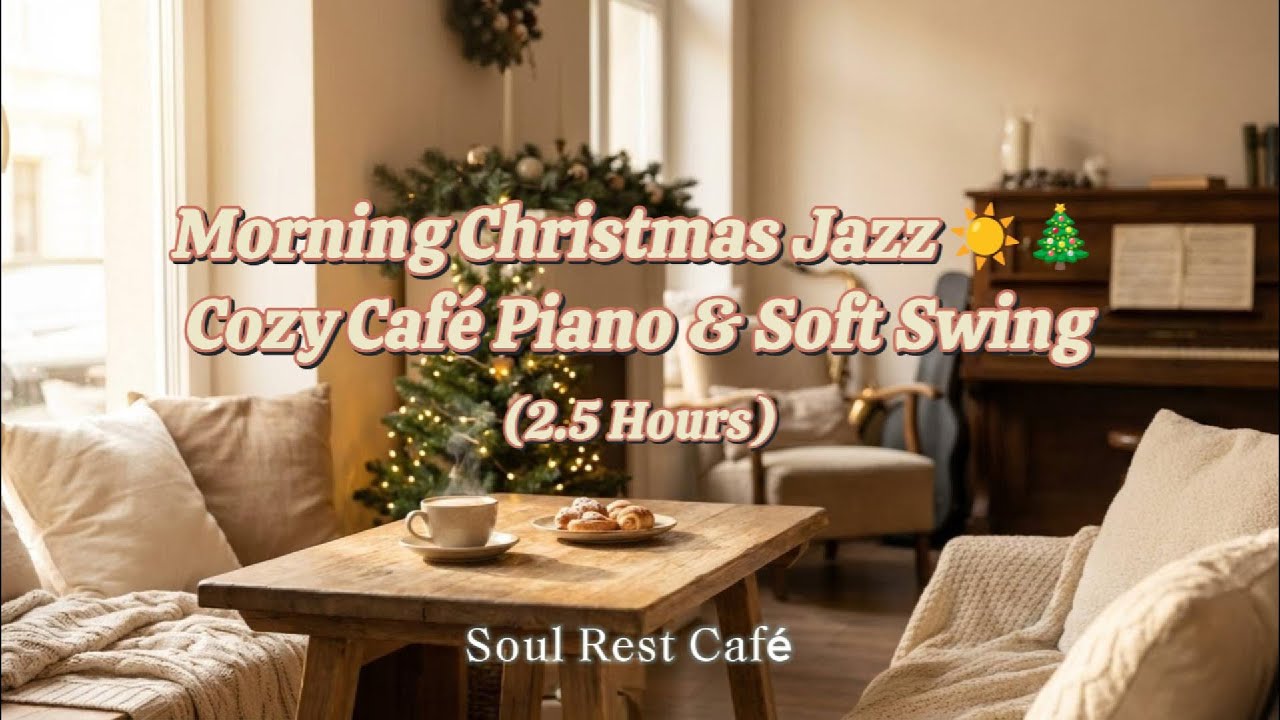 Christmas Morning Jazz Café ☕ Warm Piano & Light Swing