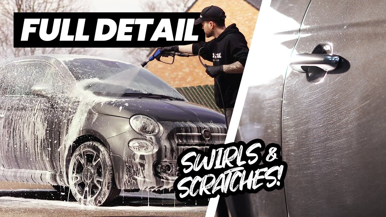 Small Car, Big Job - Fiat 500 Full Detail (Daily Driver) ASMR