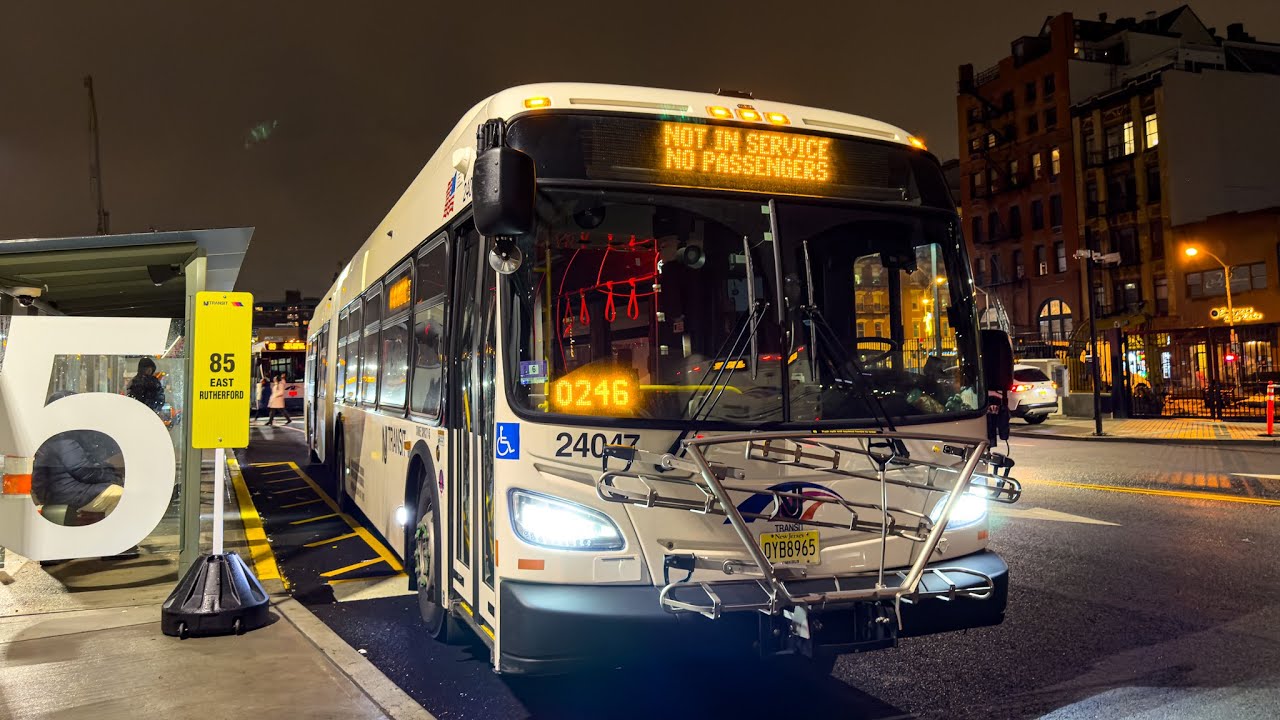 New Jersey Transit 2024 New Flyer XD60 24047 on Route 126
