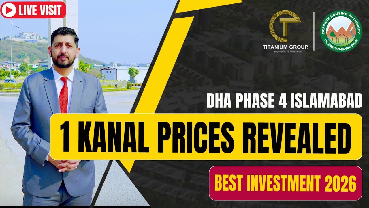 Live Visit | DHA Phase 4 Islamabad: Sector A, B & C | Latest Plot Prices | Site Tour 2026