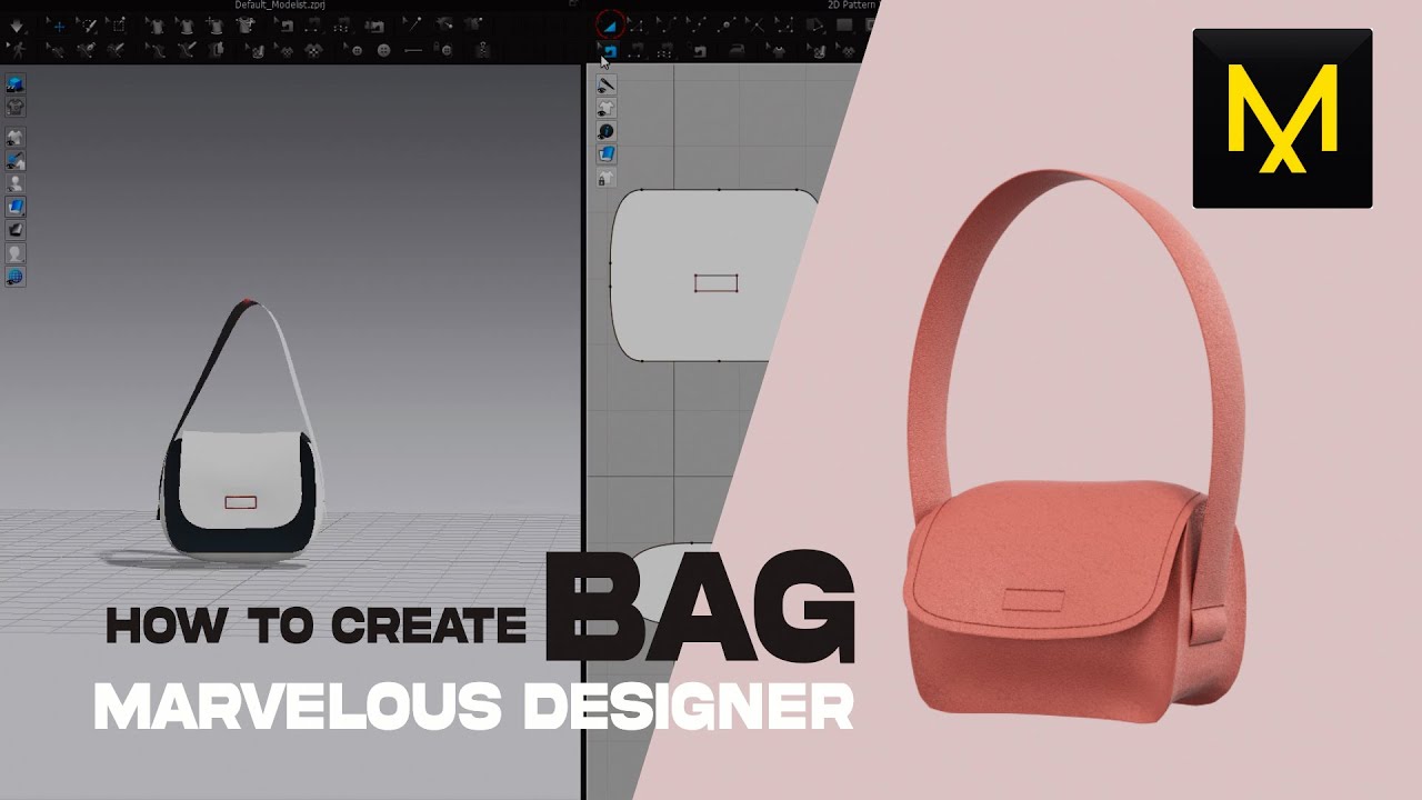 How to create a BAG in Marvelous Designer or Clo3D