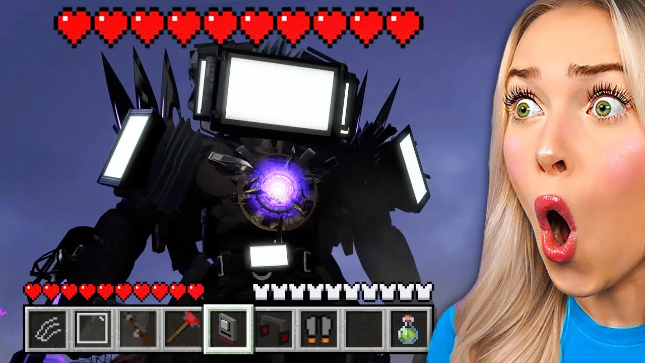 Skibidi Toilet 70 ПОЛНЫЙ ЭПИЗОД, но его реакция на MINECRAFT HEALTHBARS