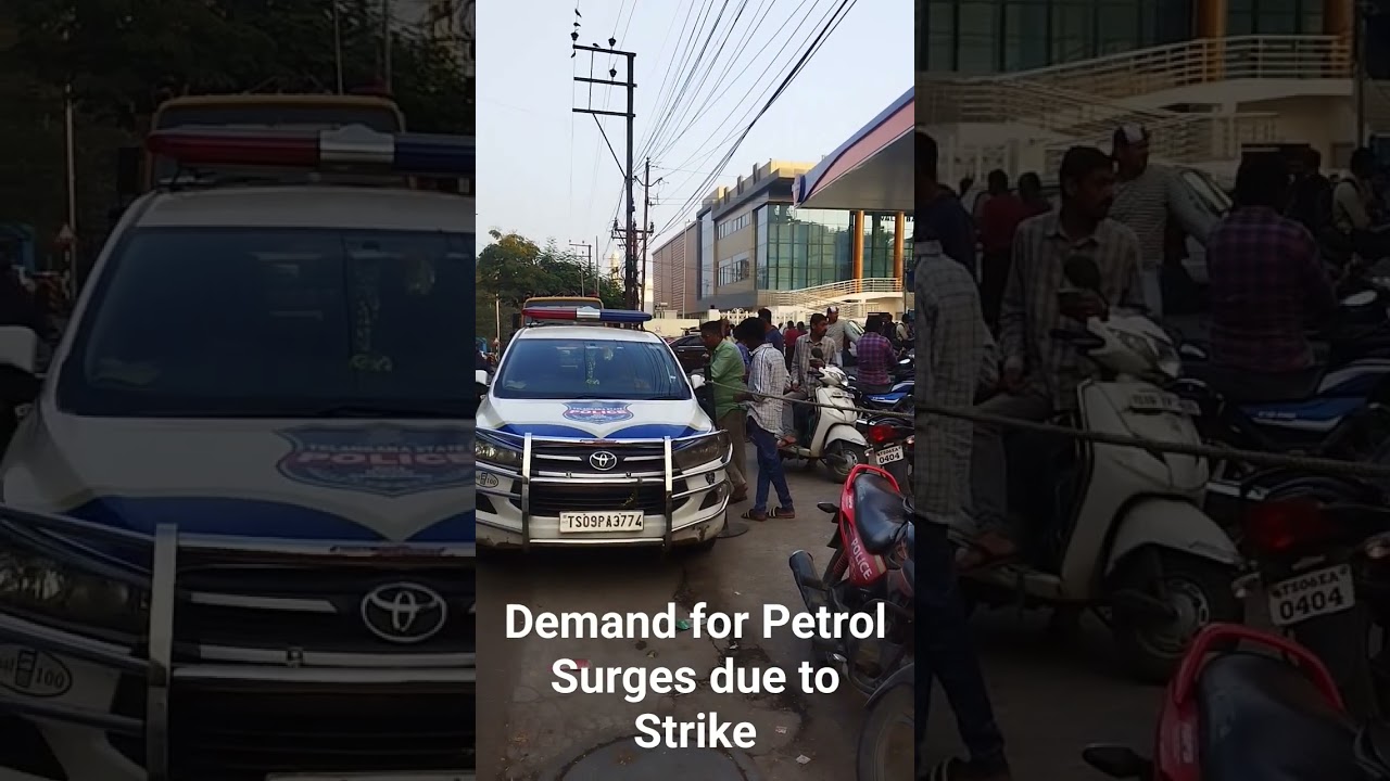 Demand for petrol surges due to strike #aibiznews #news #strike #petrol