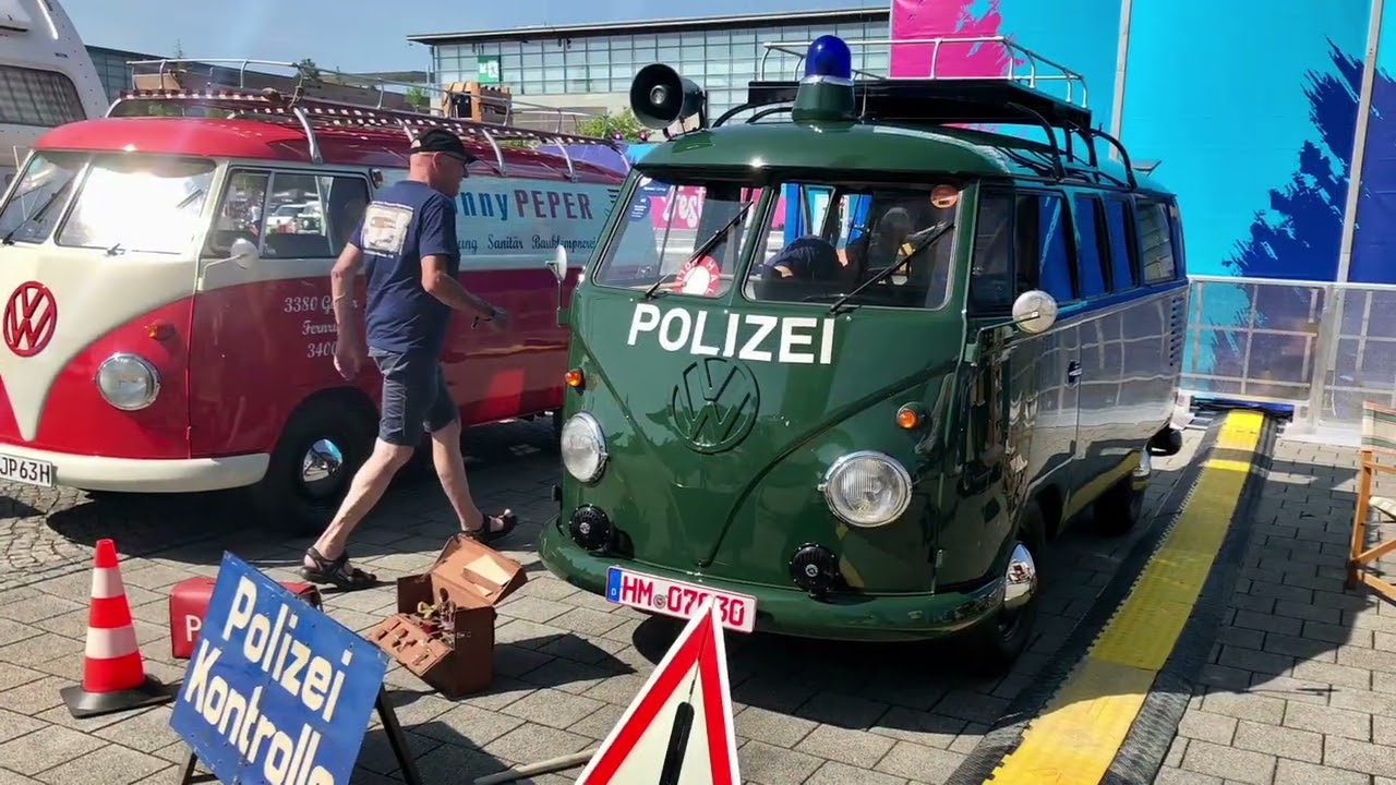 VW Bulli Festival-Treffen auf dem Hannover Messegelände, 24. Juni 2023