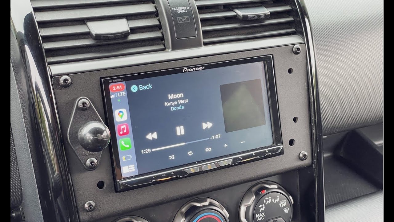 Installation Instructions - Double DIN Panel | Honda Element 03-11