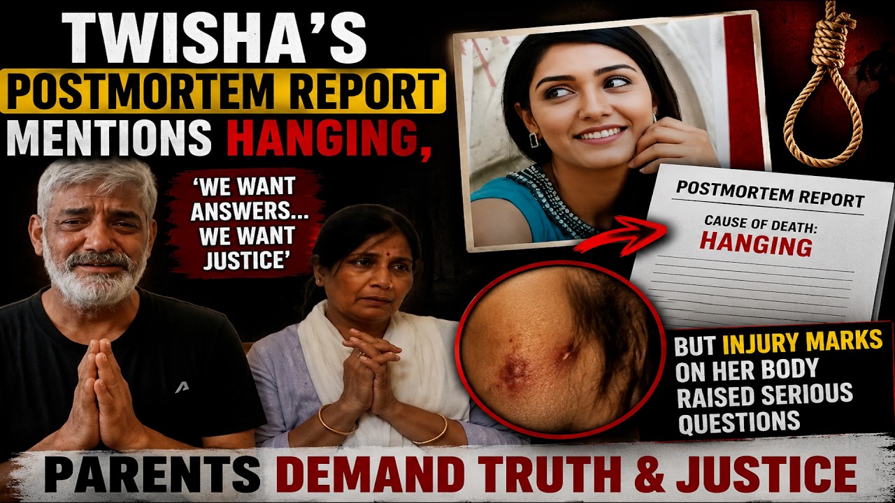 Twisha&rsquo;s postmortem report mentions hanging, but injury marks on her body raised serious questions