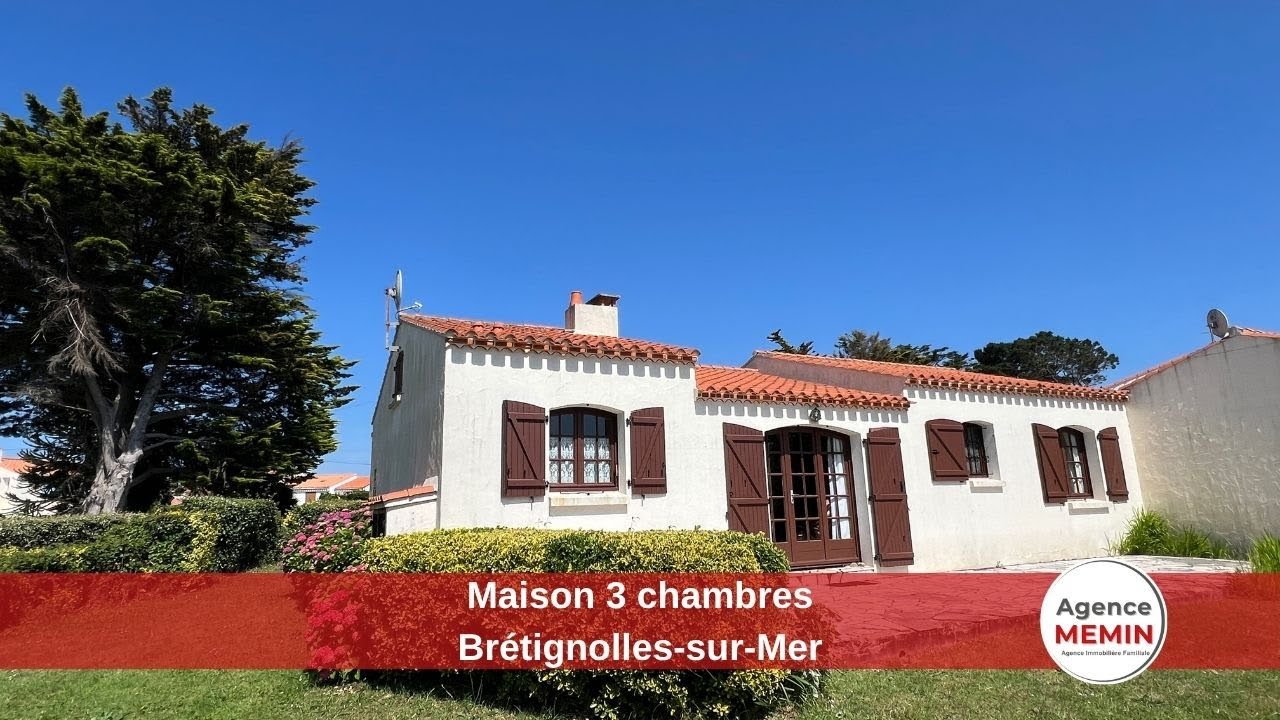 Maison 3 chambres à Brétignolles-sur-Mer