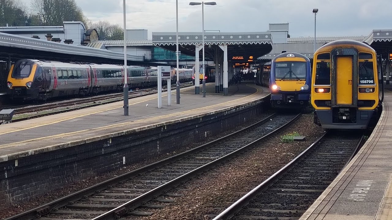 Trains at Sheffield - 02/04/2024