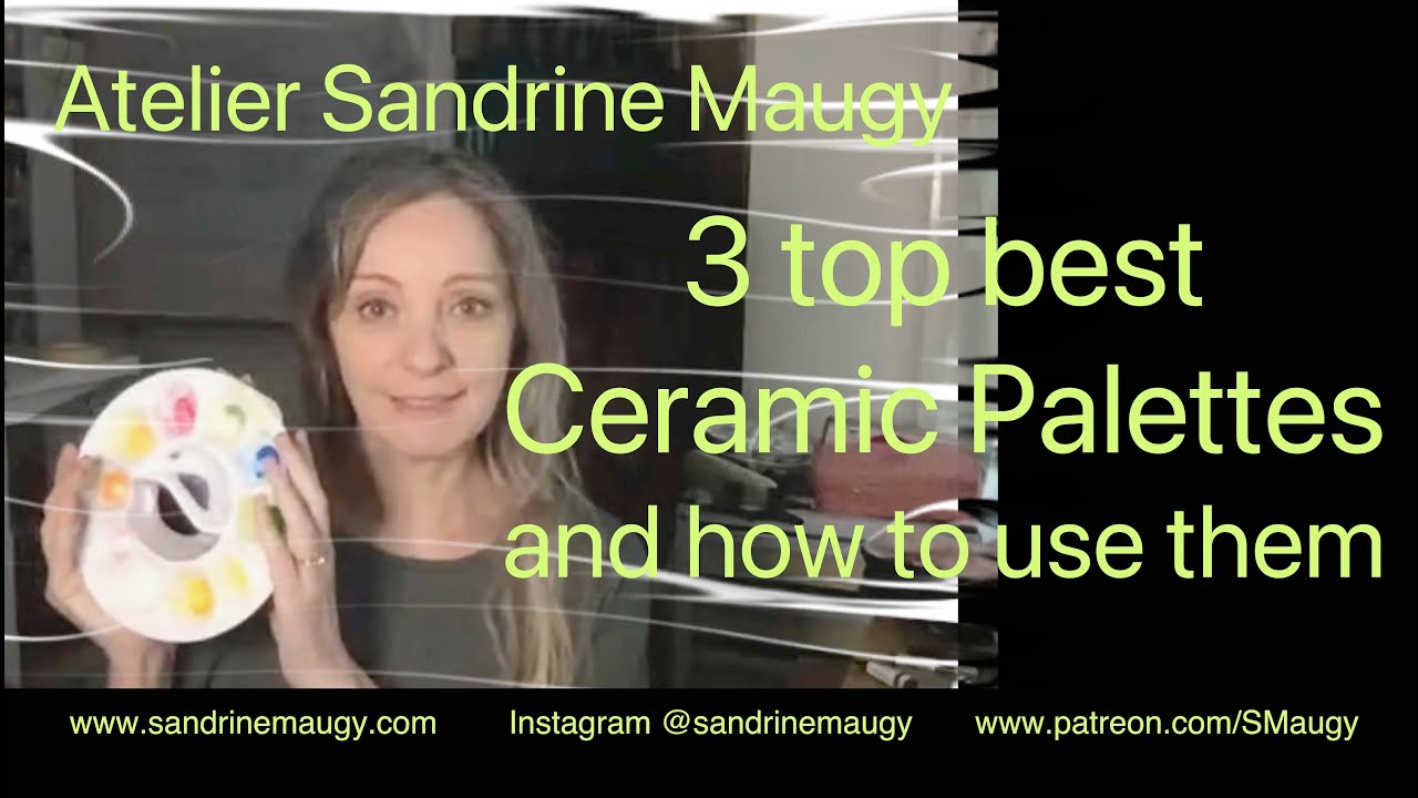 3 top best ceramic palettes for every painting style and size