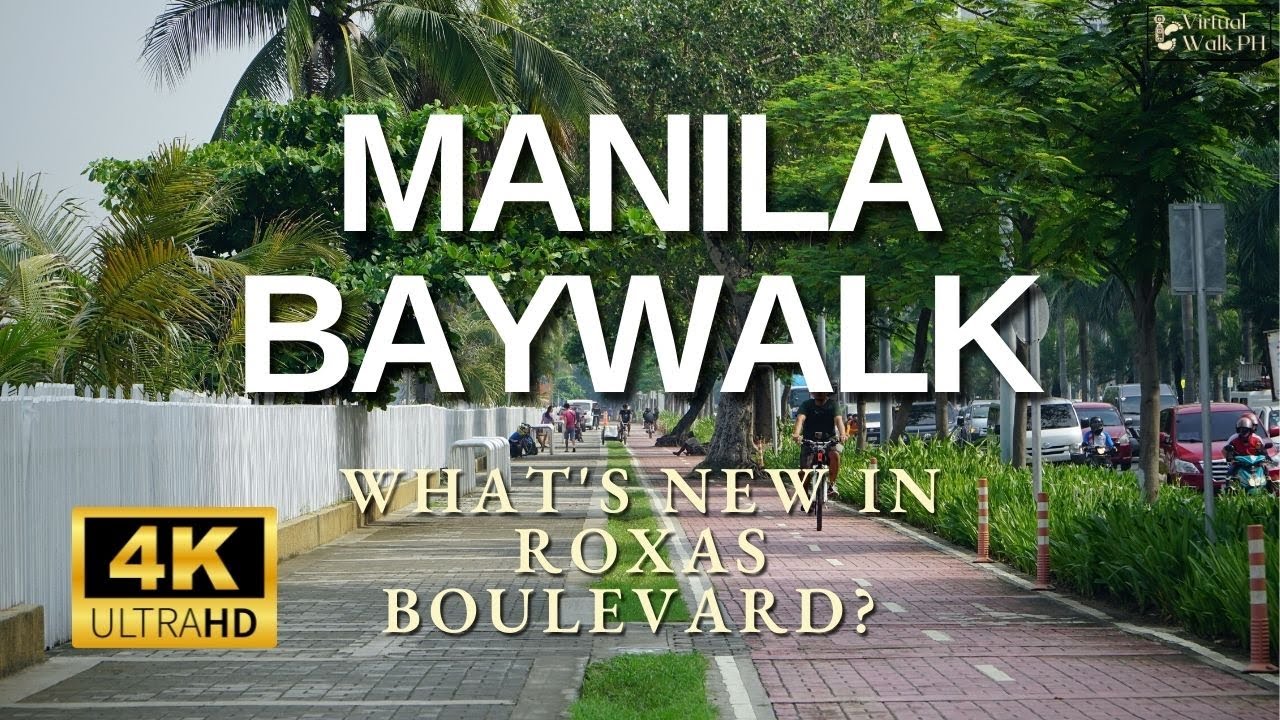 Metro Manila 4K Walk Video: Manila Bay Walking Tour 2022