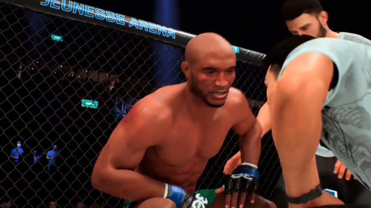 EA Soorts UFC 5   Bruce Lee Vs Kamaru Usman  Fight Simulation