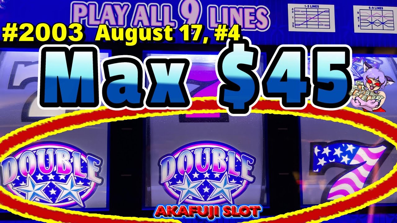 Jackpot Hand Pay at Pala Casino Triple Double Stars Slot machine 9 Lines Max Bet $45