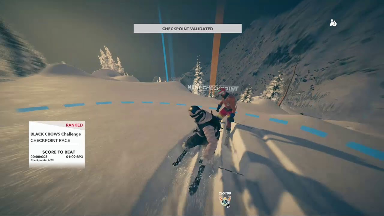 STEEP - BLACK CROWS Challenge Former World Record Time 1:08:926 (Xbox)