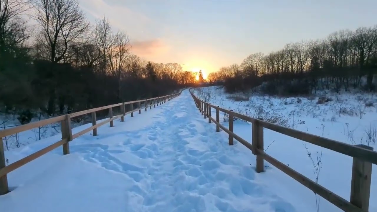 The sunset path